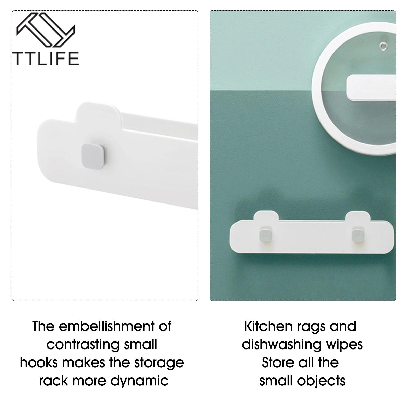 Полка для крышек кастрюль без отверстий подвесной стеллаж хранения держатель