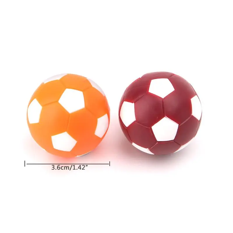 

2pcs 36mm Table Soccer Ball Fussball Indoor Game Foosball Football Machine Parts
