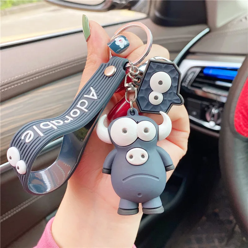 Новинка 2021 мультяшный милый брелок для ключей в виде маленькой обезьянки мужчин