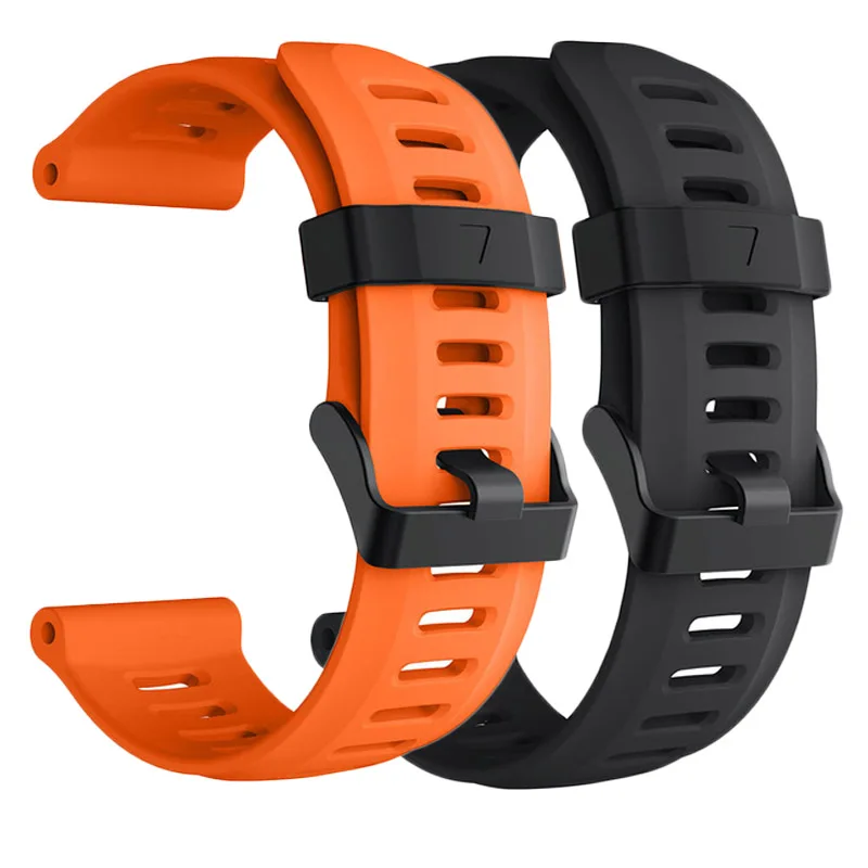 Мягкий силиконовый сменный спортивный ремешок для часов для Garmin Fenix 3 3HR ремень Металлические наручные часы браслет для Fenix3