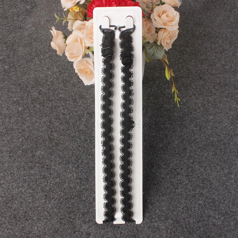 

Fashion Comfortable Shoulder Straps Embroidery Women Bra Straps Underwear Straps 1 Pair Lace Elegant Intimates Accessories
