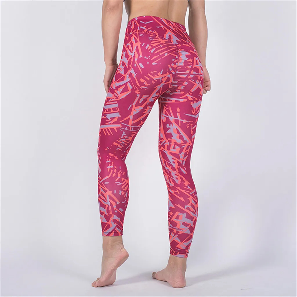 Спортивные Леггинсы для фитнеса женщин штаны бега йоги тренировок пуш ап