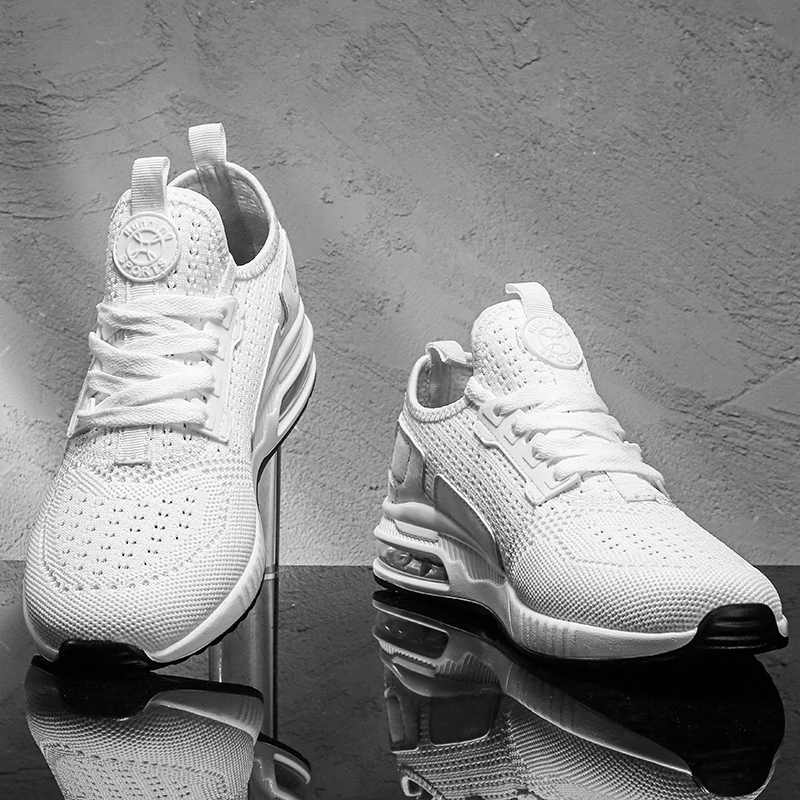 Men Running Shoes Womens LightWeight Breathable Shoes Couple Air Cushion Sneakers Comfortable Sports Fashion Shoes Pink