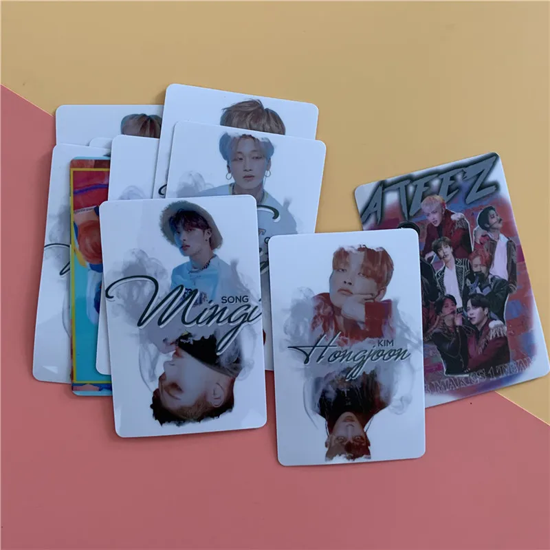 10 шт./компл. ATEEZ HONG Чен юньхо WOO YOUNG кристальная наклейка для автобуса