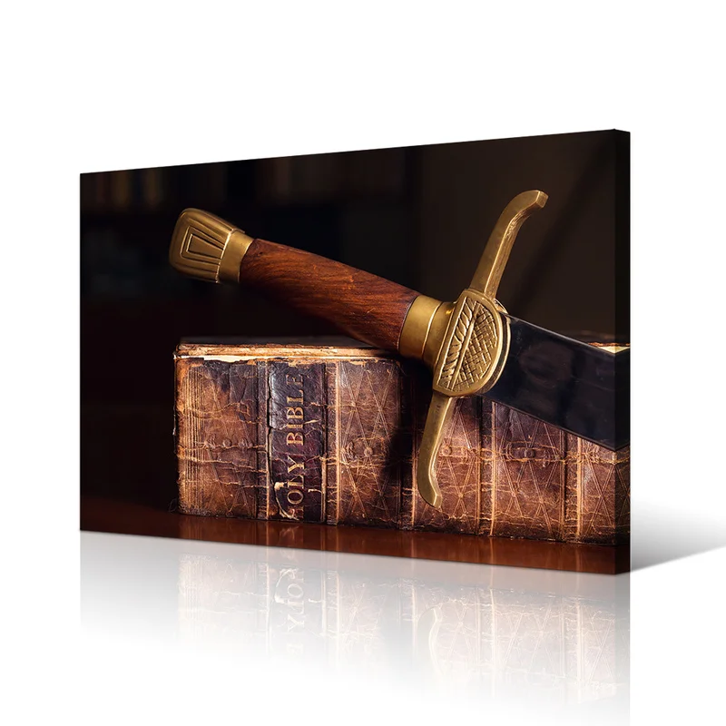 Визуальный художественный декор изображение Библии украшение на стену