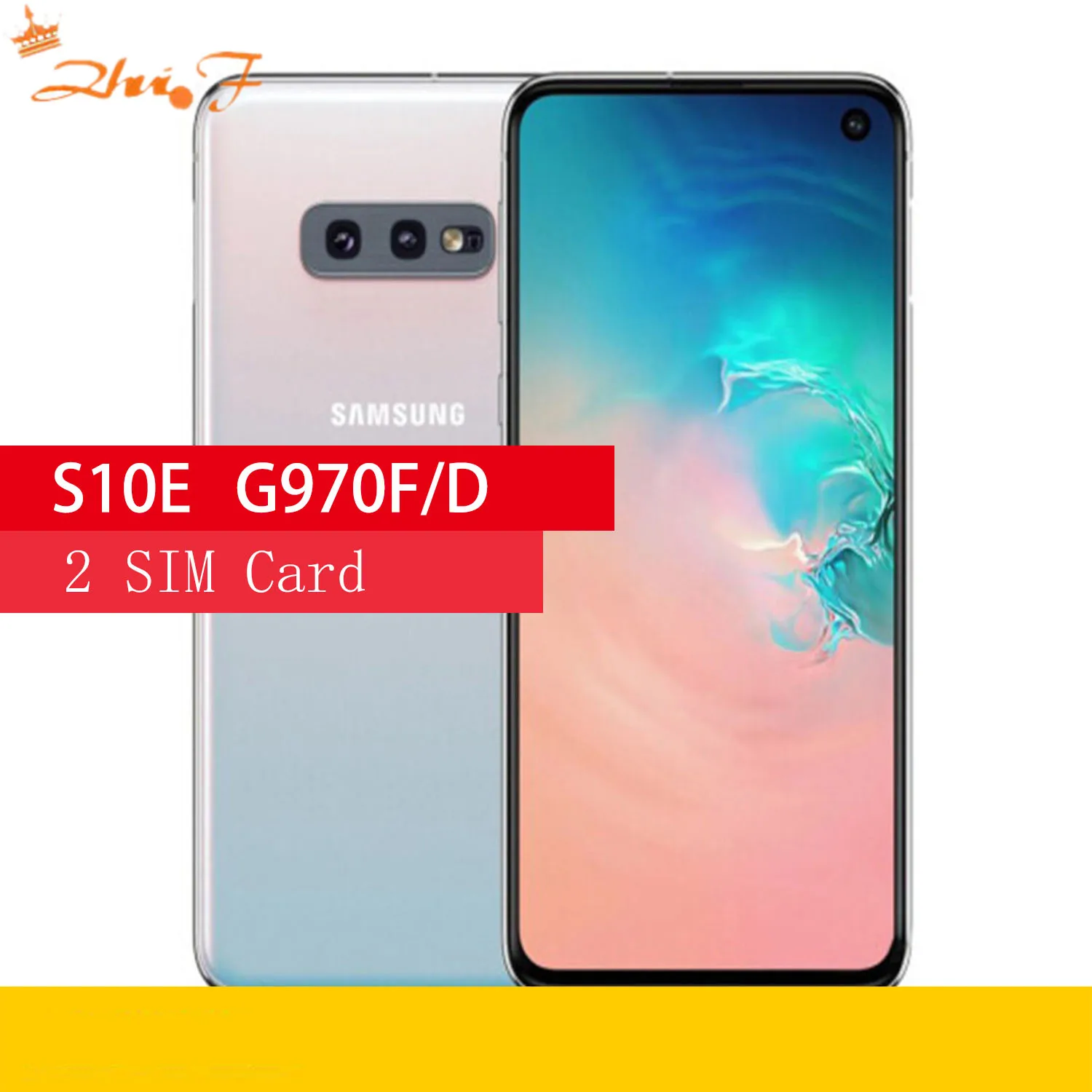 Samsung Galaxy S10e G970F/D G970FD Dual sim card Android Mobile Phone 5.8 16MP&12MP 6GB RAM 128GB ROM NFC