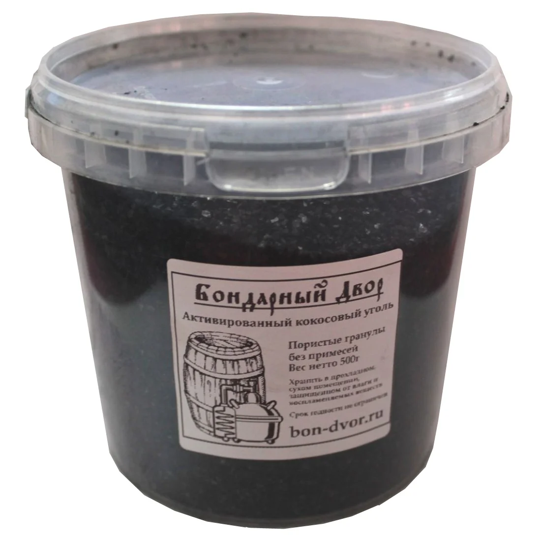 Активированный уголь кокосовый (500г) для очистки алкоголя | Дом и сад