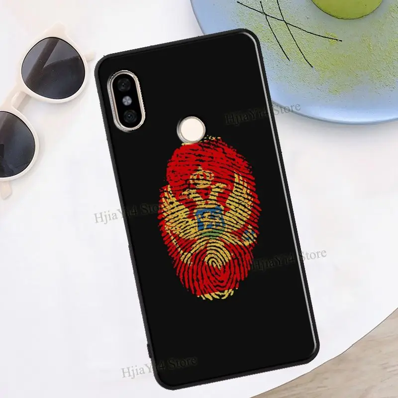 Флаг Черногории для Redmi Note 11 Pro Чехол телефона 10 7 8 9 10S 9S 9A 9T 9C | Мобильные телефоны и