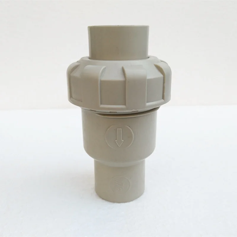 

PPH Hot Melt Check Valve One-way Valve Plastic Check Valve Stop Valve Id 20mm-63mm 1 Pcs