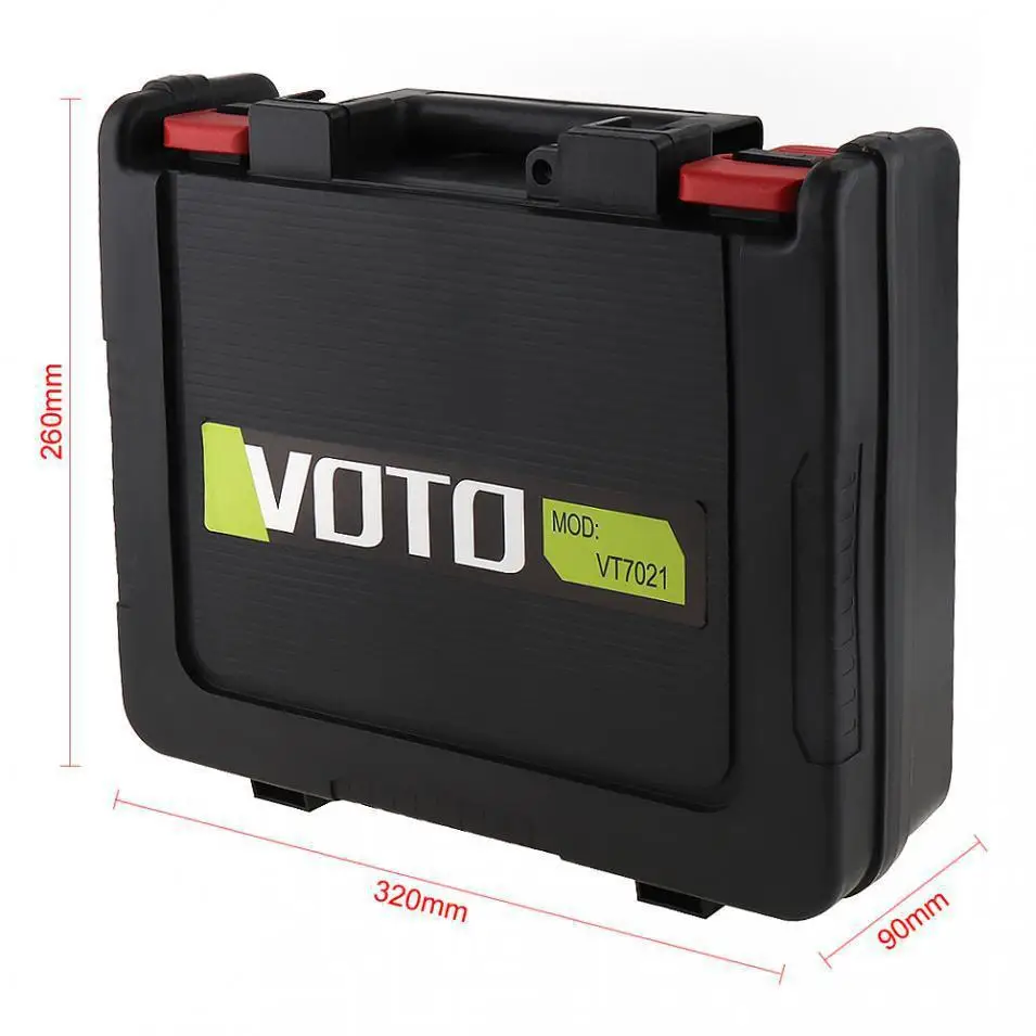 VOTO 12V 16,8 V 21V универсальный ящик для хранения инструментов с длиной 320 мм для литиевой сверлильная электрическая отвертка(VT7003