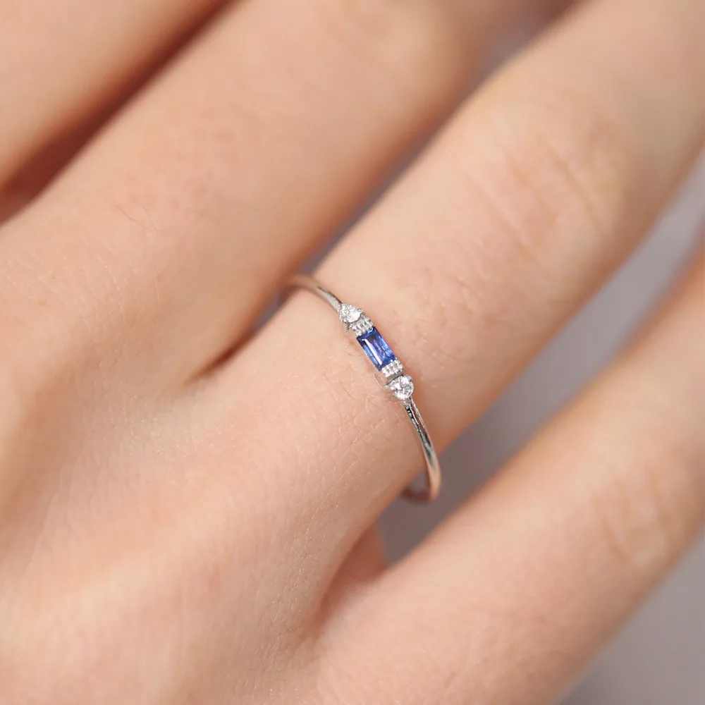 

New Fashion Pretty Multiple Color Ring Zircon For Woman Charm Classic Romantic Jewelry Gift With High Quality