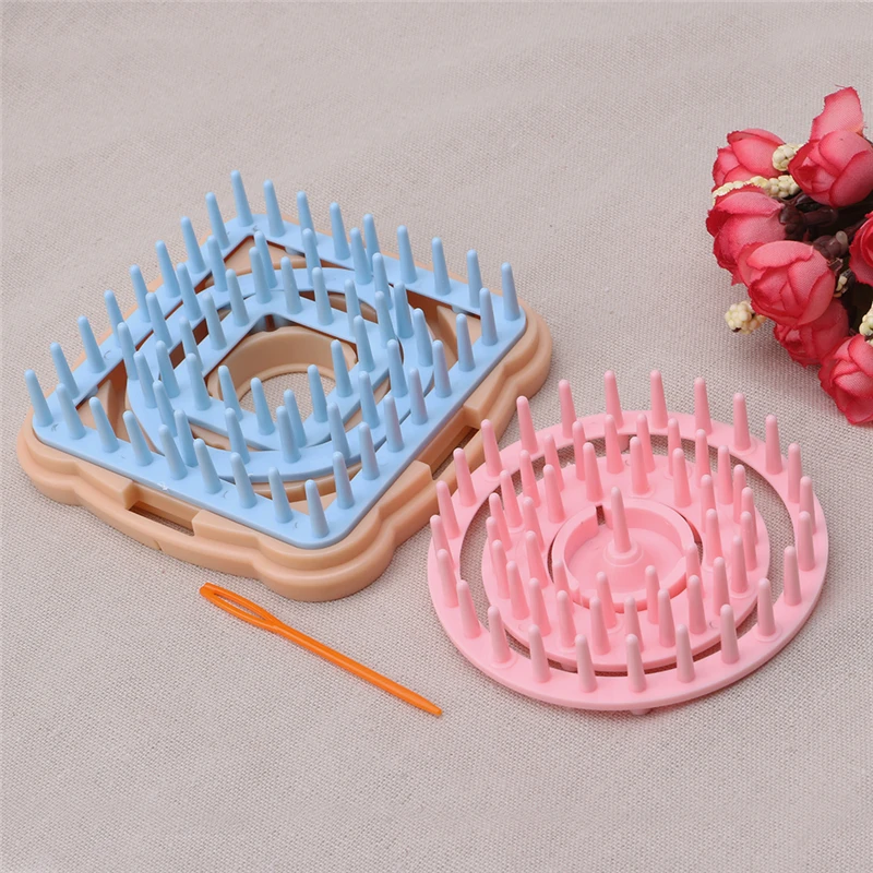 

9Pcs Knitting Loom Set Flower Pattern Maker Wool Yarn Needle Knit Craft Tool DIY Dec6