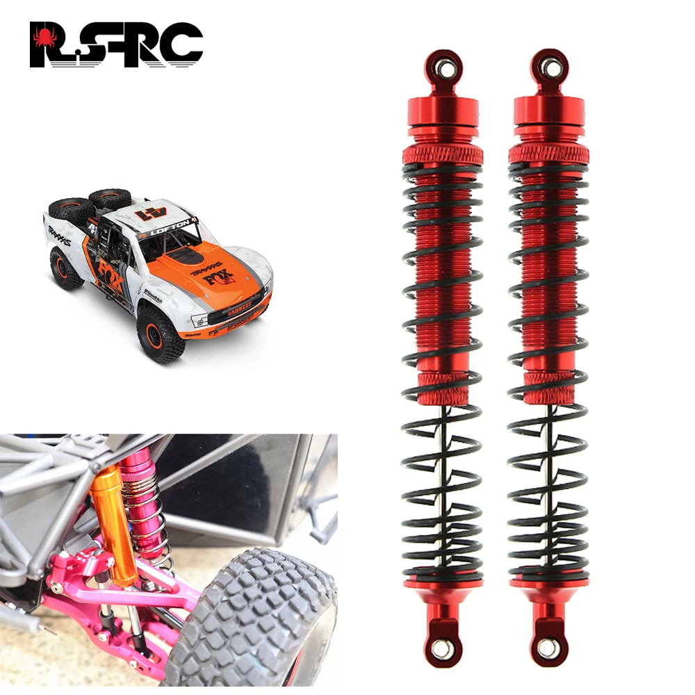 4pcs  All aluminum alloy Front Rear Shock Absorber 135/138/160MM 8460 8450 for RC Car Part Traxxas 1/7 UDR Unlimited Desert Race