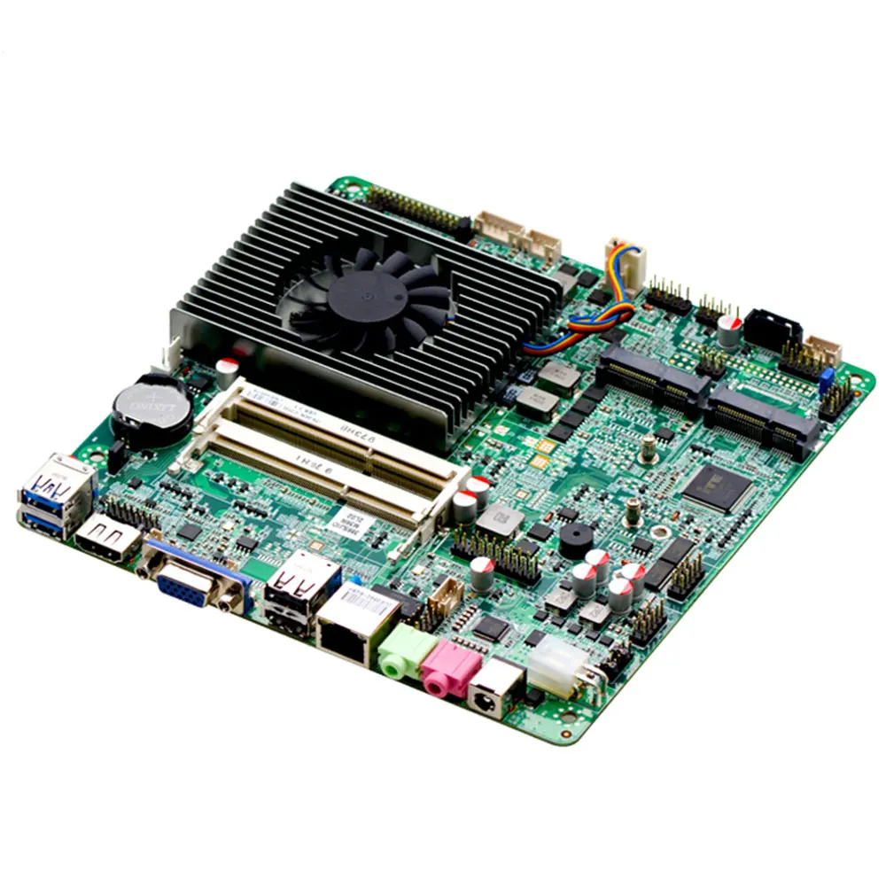 

3865U Quad Core CPU Industrial Motherboard 8 USB Thin Client Mini Itx Mainboard Support 4K Display
