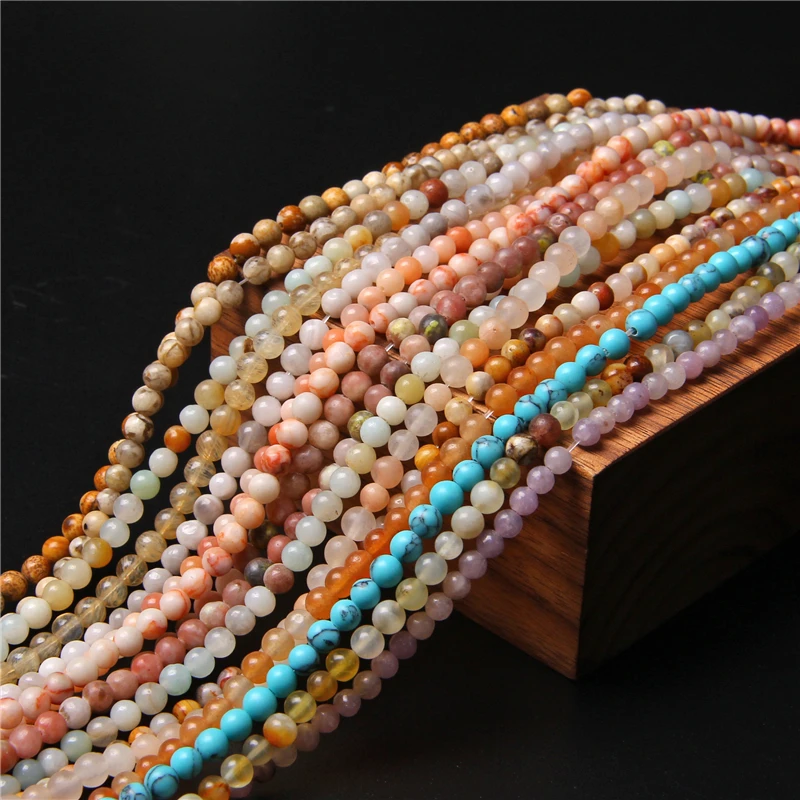 Бесплатная доставка бусины из натурального камня с рисунком жасперы флюорит