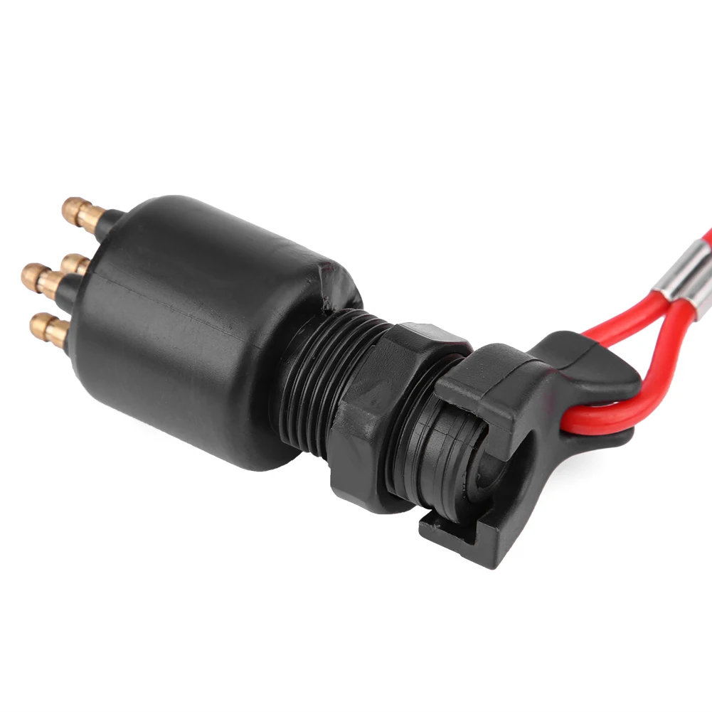 Ключ зажигания и безопасный ошейник для лодки Johnson Evinrude 5005801 Combination (черный + красный)