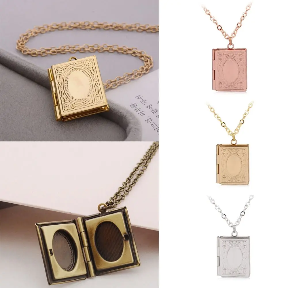 Модное ожерелье книжка медальон с фото подарок книга для дочери подруги дружбы |