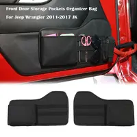 Front Door Storage Pockets Tool Organizer Bag for Jeep Wrangler JK JKU 2011-2017 2pcs