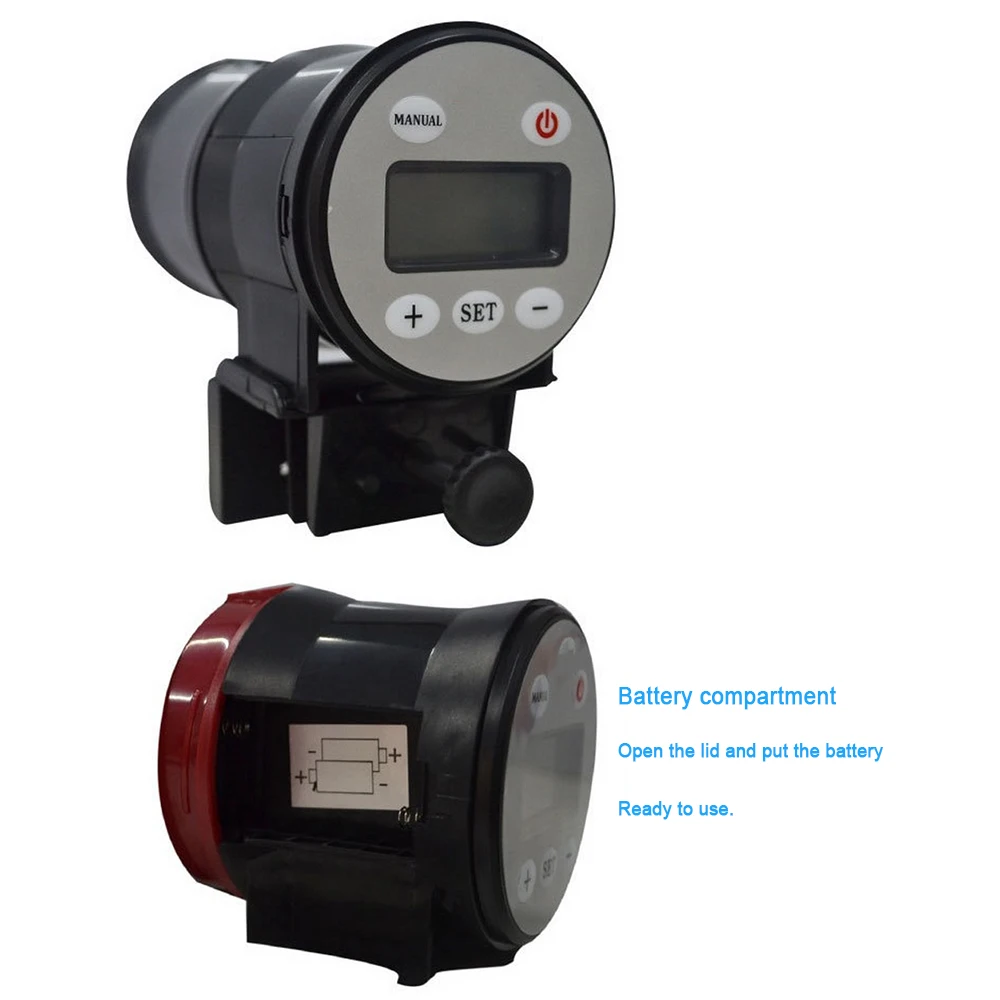 ЖК дисплей Электронный Умный Автоматический фидер для рыб дозатор с таймером