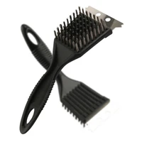 60 hot sale metal bbq barbecue grill cleaning brush oven scraper steel wire cleaner tool outdoor barbecue tools kitchen tools