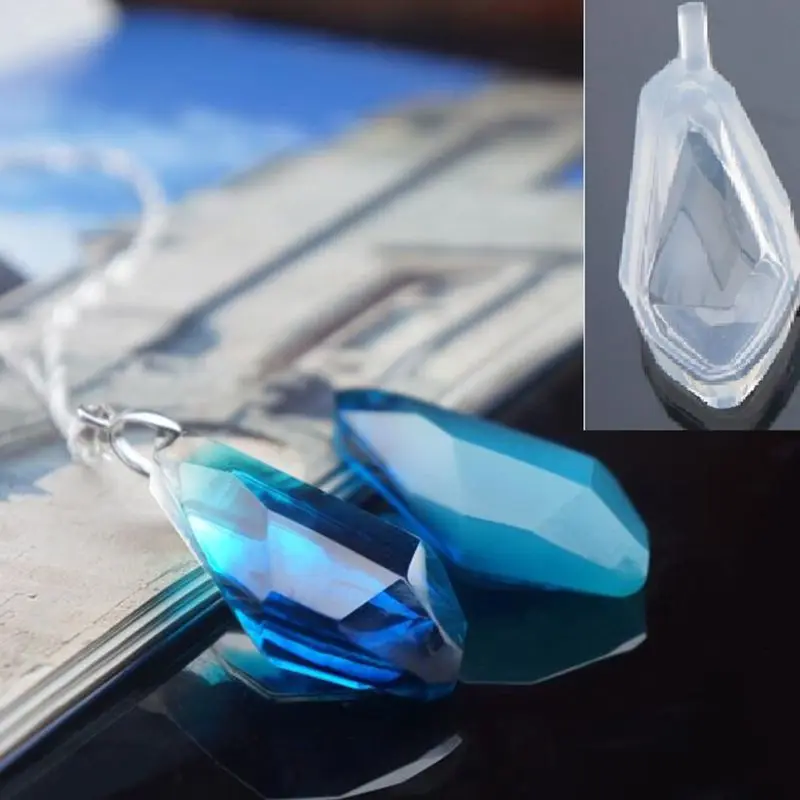 4 предмета в комплекте различные формы кабошон силиконовая Серьга ожерелье кулон