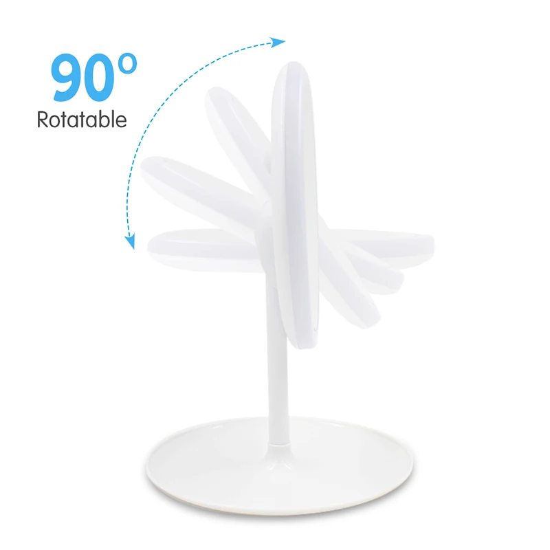 Зеркало для макияжа со светодиодной подсветкой 3 режима работы|Зеркала макияжа| |