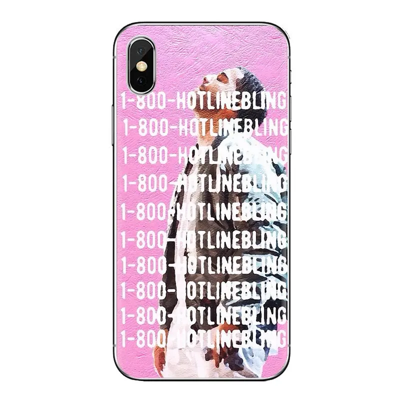 For Samsung Galaxy S3 S4 S5 Mini S6 S7 Edge S8 S9 S10 Plus Note 3 4 5 8 9 Soft Transparent Case Cute Fashion Drake Hotline Bling |