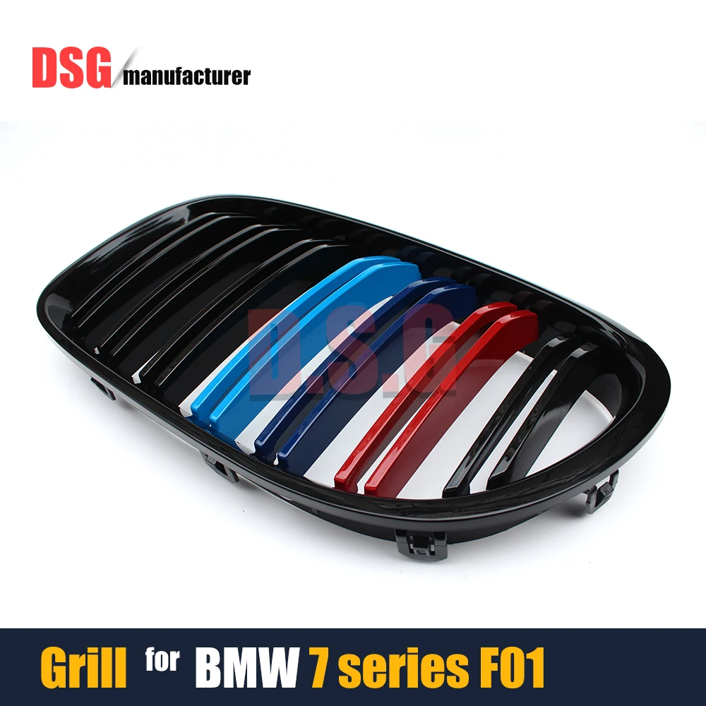 F01 передний бампер грили M Двигатель цвет почек гоночная решетка для BMW 7 серии F02 F03
