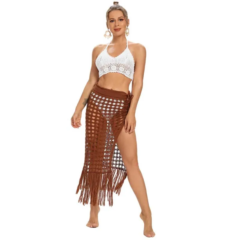 Женский кафтан Пляжное летнее платье женская пляжная одежда 2021 сексуальная