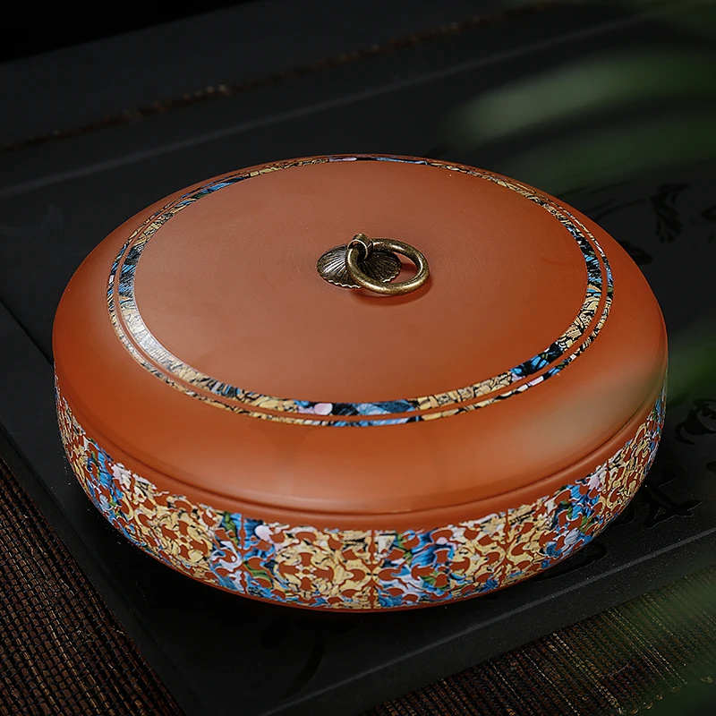 Коробка для хранения чая Puer в китайском стиле коробка с узором из натуральных