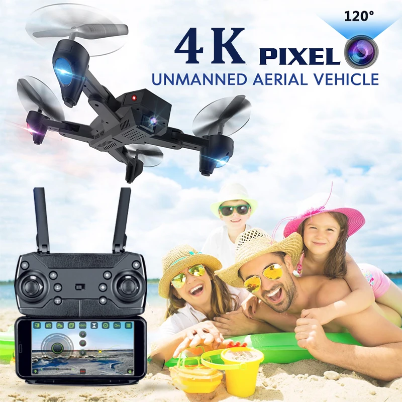 S9T Дрон 4K Квадрокоптер с камерой Wi-Fi FPV высокий удерживающий Радиоуправляемый вертолет трекер Профессиональный Дрон селфи складной рычаг RTF