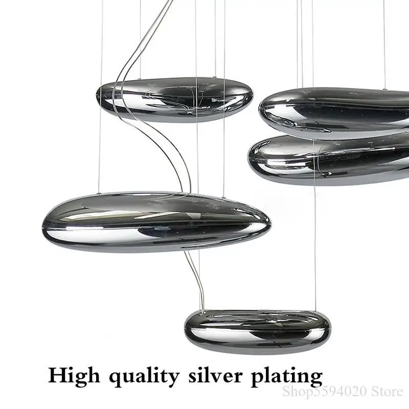 Современная простая стеклянная люстра креативный художественный светильник для