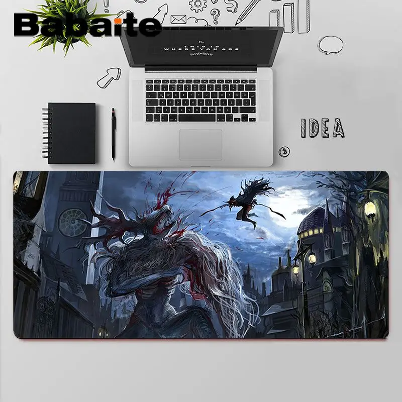 

Babaite Top Quality Bloodborne laptop Gaming mouse pad Free Shipping Large Mouse Pad Keyboards Mat
