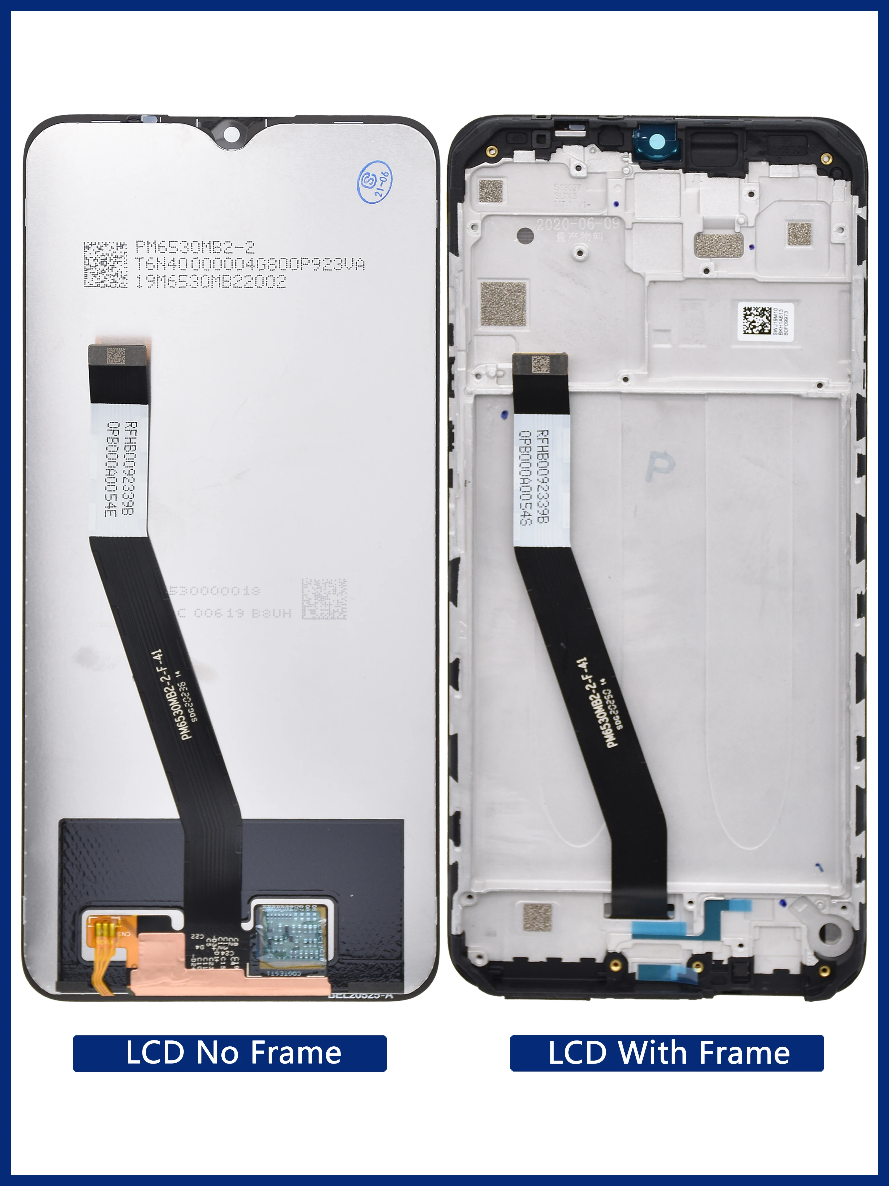 ЖК-дисплей 6 53 &quotдля Xiaomi Redmi 9 M2004J19AG дисплей с сенсорным экраном и дигитайзером в