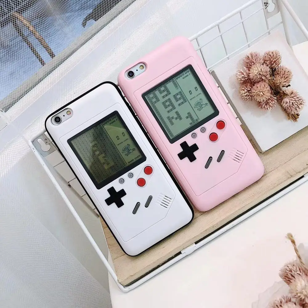 Чехол для телефона Tetris Retro 8 plus чехол Apple 7 /8 plus/X/XR/XS мягкий/ТПУ портативный отдыха
