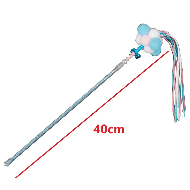 Высококачественная игрушка для кошек с колокольчиком и кисточкой акриловая