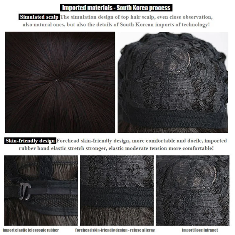 Парики для косплея AILIADE Kain Акацуки/Кейн Акацуки серебристые короткие пушистые