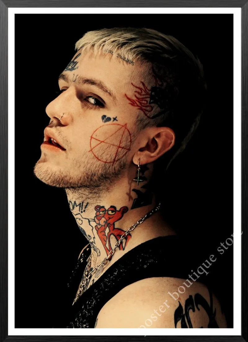 Хип-хоп рэпер Lil Peep постер наклейки на стену Винтаж крафт-бумага печать Высокое