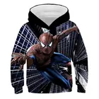 Толстовки для мальчиков, алого цвета, на молнии, с изображением паука, для косплея, кофты, толстовки для косплея, издалека от дома, 2021