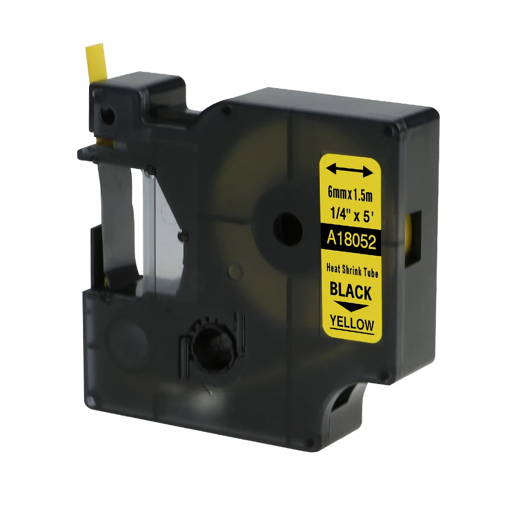 10 шт./упаковка термоусадочные трубки для принтера этикеток PRO 18052 3000|heat shrink|dymo 6mmtape