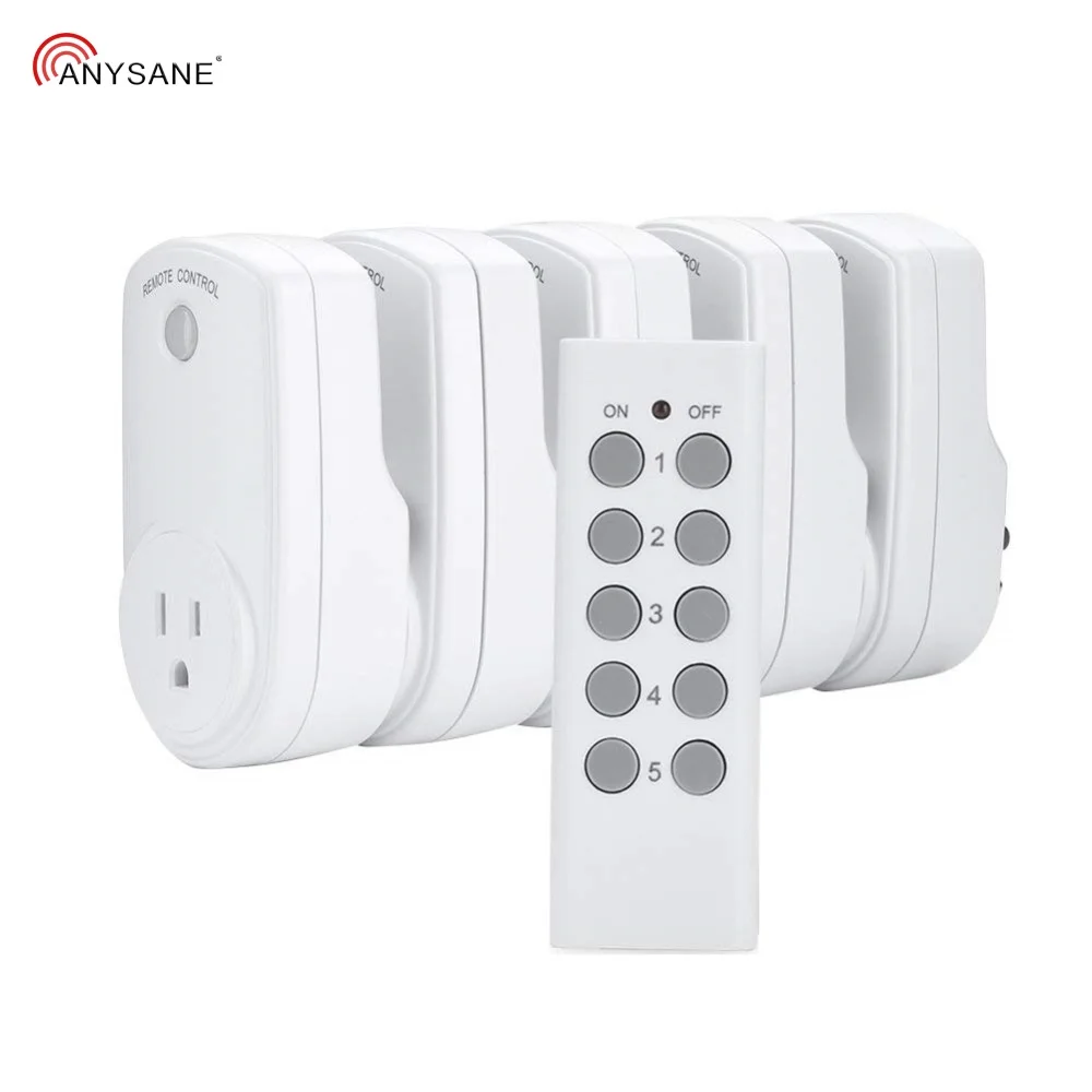 Универсальный беспроводной пульт дистанционного управления розетка 220 В США