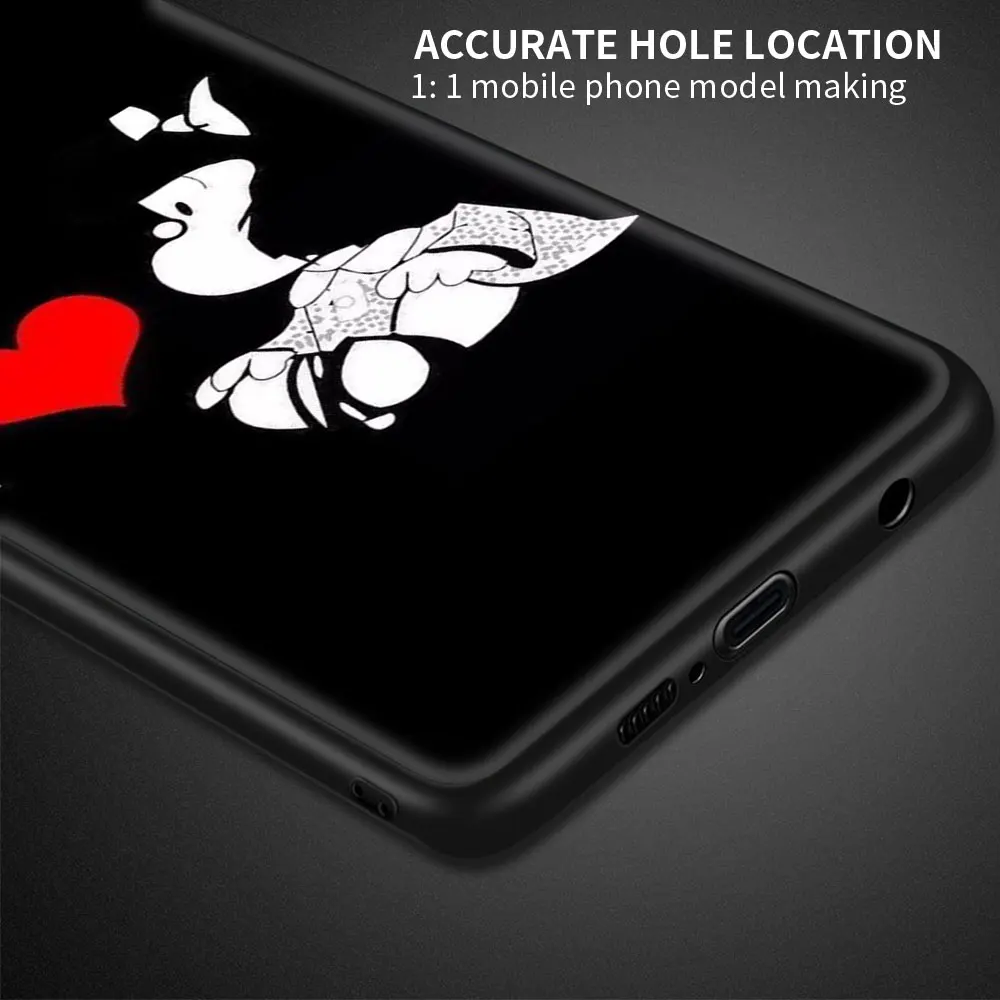 

Mafalda Hot Sale Fitted Phone Case for Xiaomi Redmi Note 9S 9 Pro 8T 7 8 6A 7A 8A 9A 9C 9T K30 K40 Pro Soft Black Shell Cover