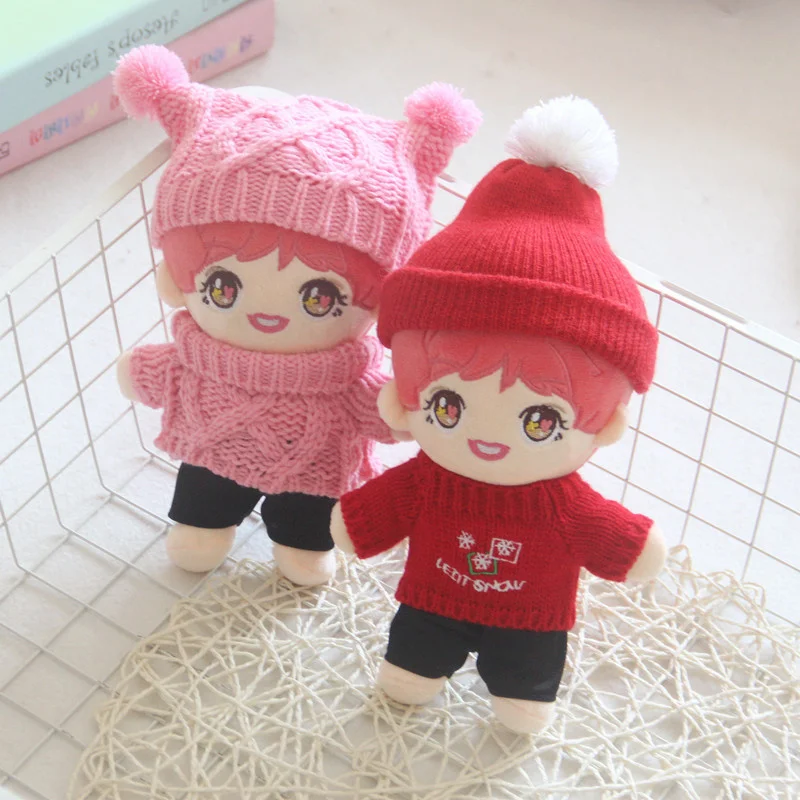 

Plush Puppet Toy Idol Plush Doll Dess Up Clothing Idol Figure Plush Doll Clothes Cartoon Star Surrounding Christmas Gifts