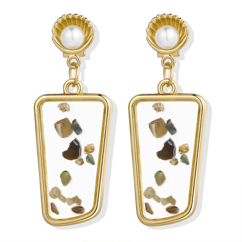 Модные крупные серьги 2020 большие геометрические круглые для женщин Подвесные