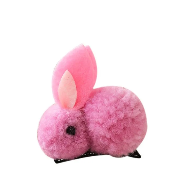 Корейские заколки для волос принцессы милый кролик эластичные резинки зимние