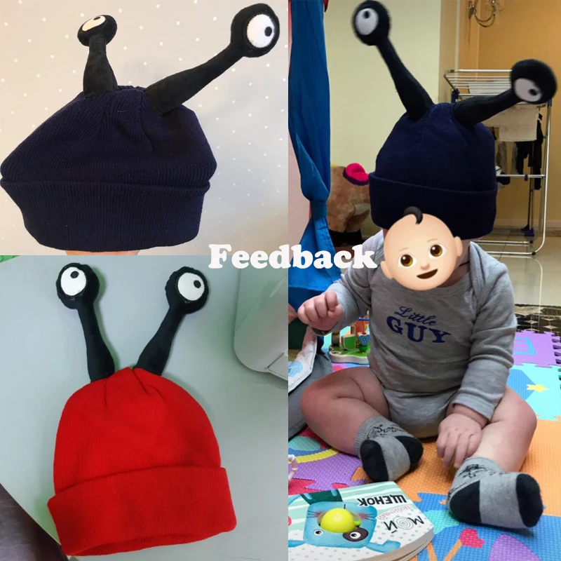Детская Зимняя Шапка бини милая шапочка для малыша с героями мультфильма вязаная