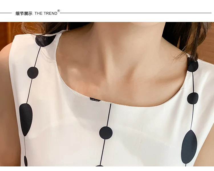 

New Summer Maternity Vest Dress Back Zip Fly Sleeveless O-Neck Cotton Sundress Fashion Polka Dot Pregnant Women Loose Dress