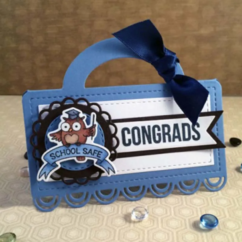 Металлические штампы для вырезания сумка штамп украшения скрапбукинга бумаги