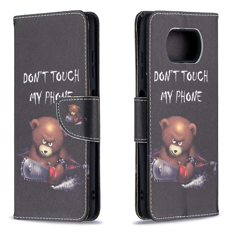 poco x3 leather case on for funda xiaomi poco x3 case flip cover sfor xiaomi poco x 3 pro x3 nfc f3 m3 pro phone case cover etui free global shipping