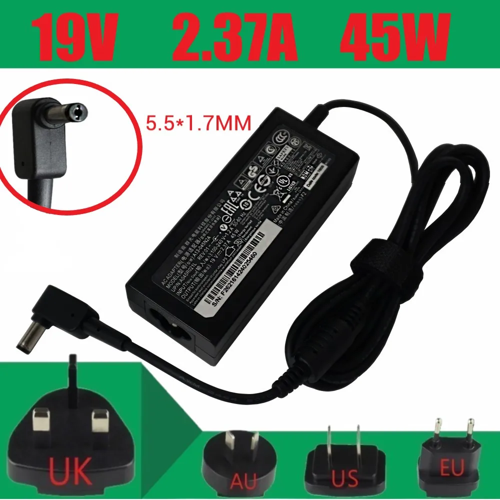 Оригинальная Φ B 19V 2.37A адаптер переменного тока для Acer Aspire ES14 R3 N15W5 ES1 512 C4SQ|Адаптеры